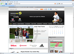 Tennis BC Web Site Design